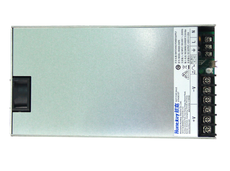  航嘉600W单路输出12V/24V工业电源（PFC）